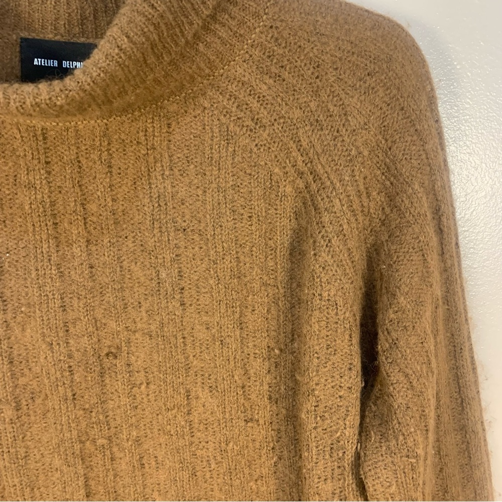 Atelier Delphine Baby Alpaca Peru Ribbed Pullover Sweater - Picture 4 of 13